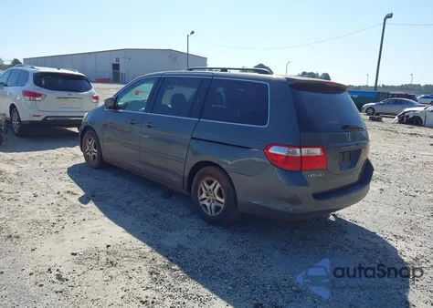 2007 Honda Odyssey Ex-L from USA, damaged, VIN 5FNRL38637B047351